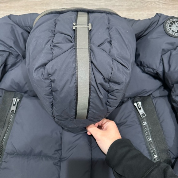 Canada Goose Junction Puffer Jacket Coat Parka In Navy Marine 2602LB - Picture 5 of 13
